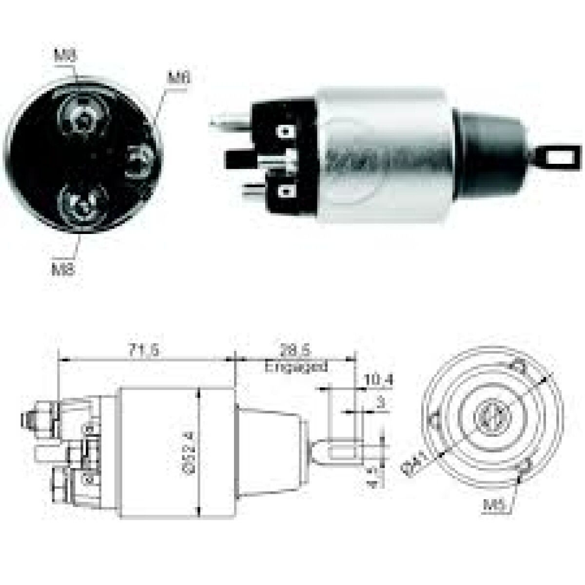 AUTOMATICO DE ARRANQUE BMW X1 X3 X5 X6 SIST. BOSCH ZM 