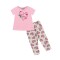 Conjunto para bebés (blusa y legging) ROSA