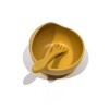 Set alimentacion silicona HUANGER mostaza