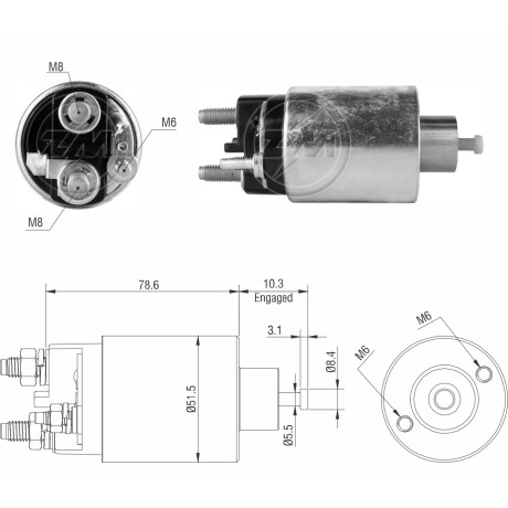 AUTOMATICO DE ARRANQUE FORD FOCUS EXPLORER FUSION - MITSUBISHI ZM AUTOMATICO DE ARRANQUE FORD FOCUS EXPLORER FUSION - MITSUBISHI ZM