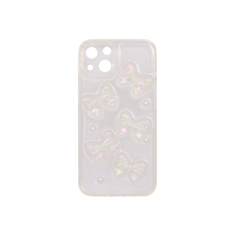Protector iPhone 13/14 diseño moñas Protector Iphone 13/14 Diseño Moñas