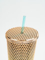 Vaso Con Tapa + Sorbito Eira Estampado 3
