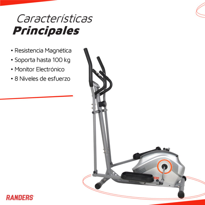 ( ARG-1931 ) Caminador Elíptico Randers Hasta 100 kg ( ARG-1931 ) Caminador Elíptico Randers Hasta 100 kg