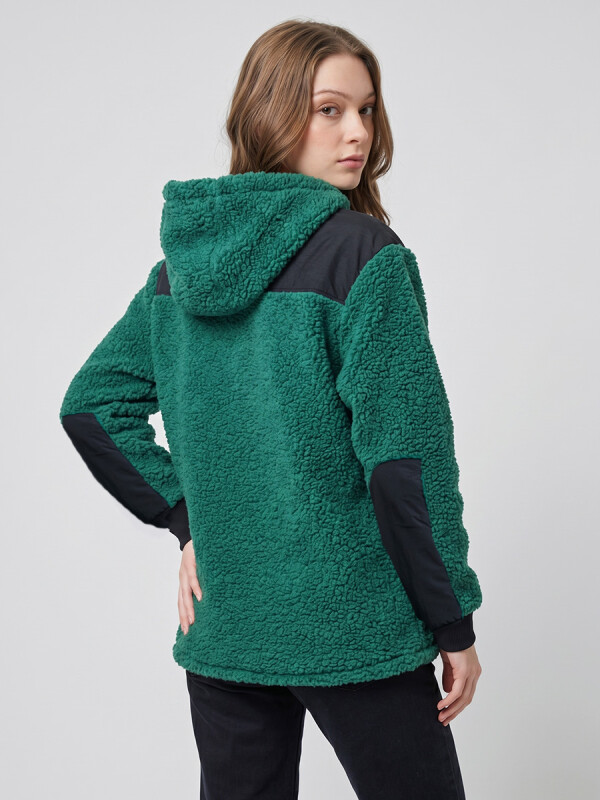 CANGURO S/C ELLES ( SHERPA ) RUSTY Verde
