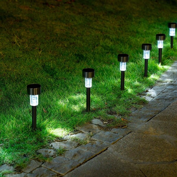 Luces Solar Farol Estaca Antorcha Luz Led Jardin X20 Variante FRIA