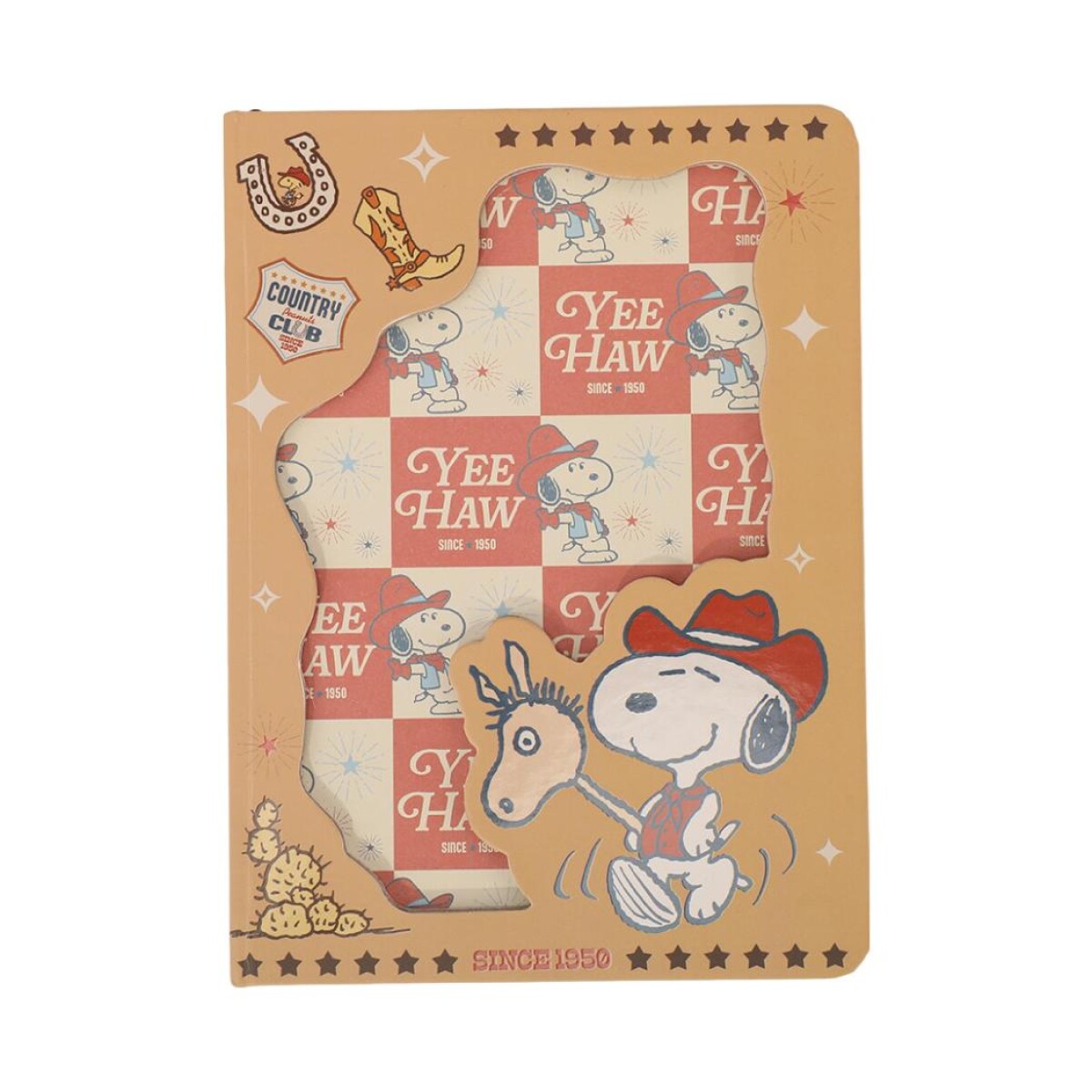Cuaderno A5 Snoopy cowboy 