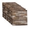 Set x15 Placa De Revestimiento simil piedra TABLA RUSTICA