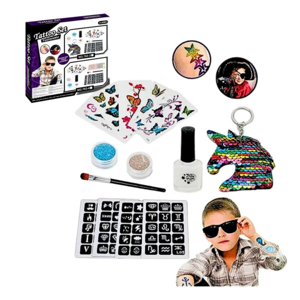 Set Para Hacer Tatuajes Infantil Set Para Hacer Tatuajes Infantil