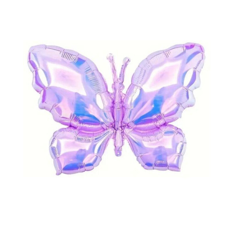 Globo Mariposa Tornasolado Lila