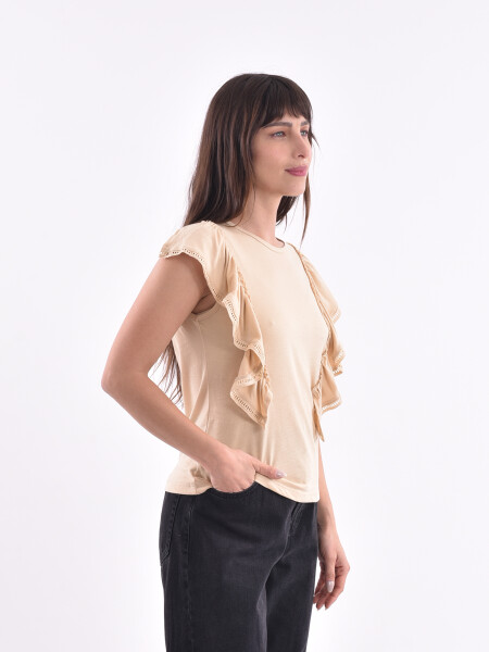 REMERA DEBORA AMAR. PASTEL