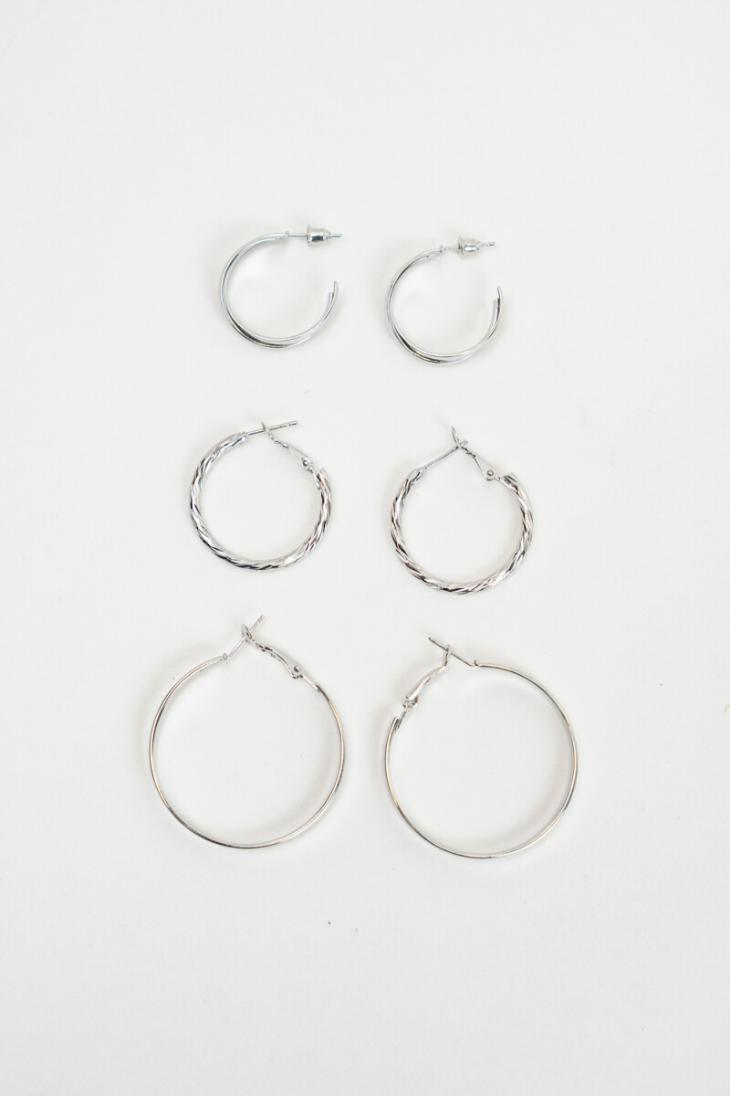 Caravana Set - Plateado 