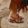 Buckle Sandals Camel