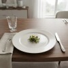 Plato llano blanco 23 cms. HR002-9 Plato llano blanco 23 cms. HR002-9