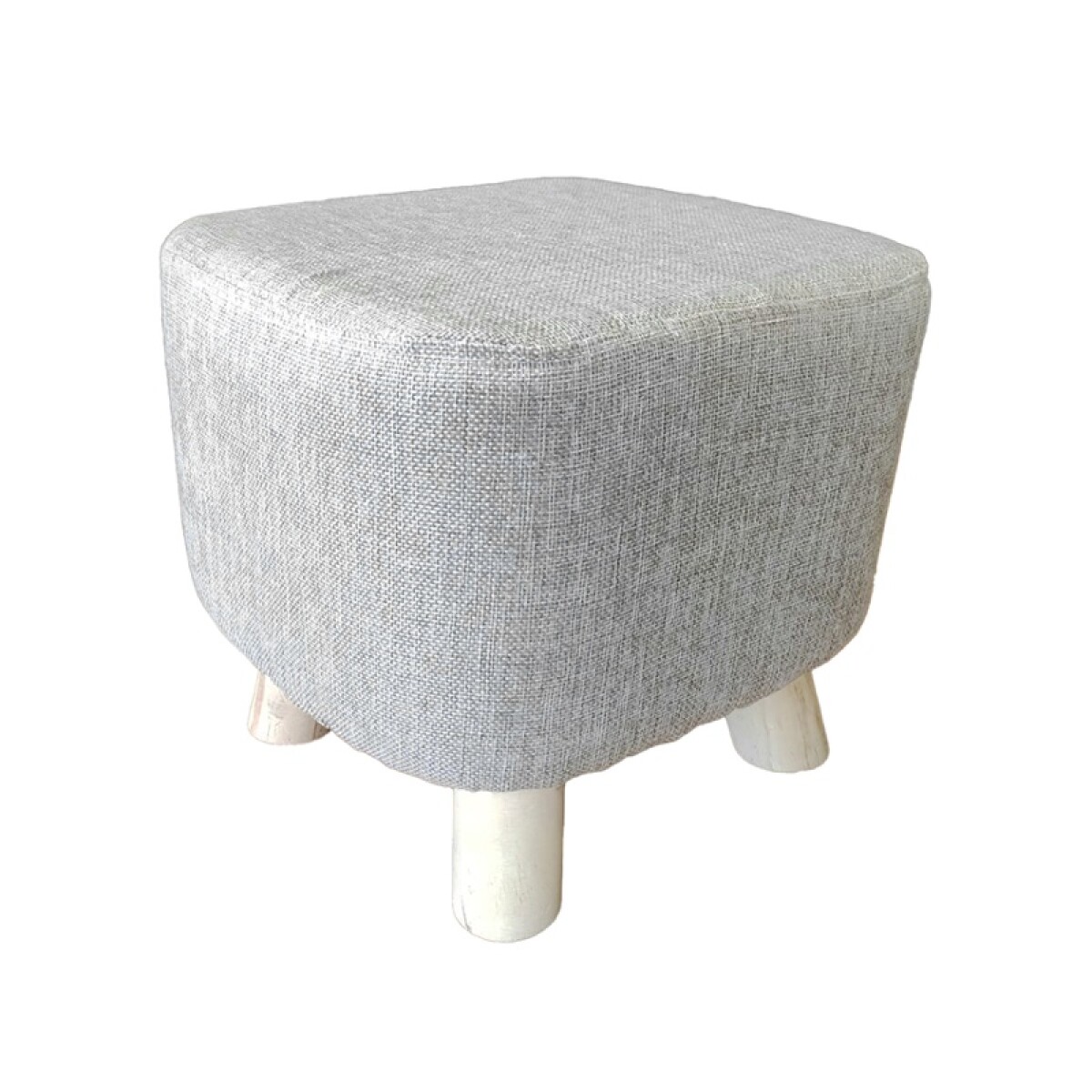 Puff Cuadrado Square Color Gris 