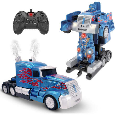 Camion Transformers A Control Remoto Efecto De Humo Md910a CAMION TRANSFORMERS C/CONTROL MD910A