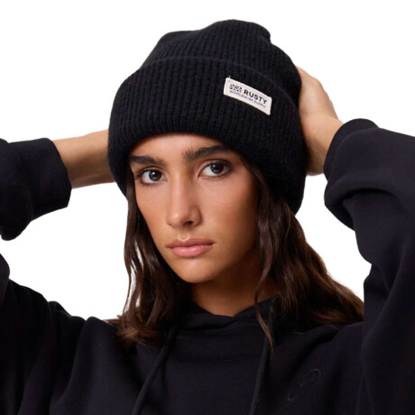 Gorro De Lana Rusty Mirloy Negro