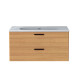 MUEBLE DE COLGAR AMINOV MDF - 100x50x50cm GAMAS DE MARRON