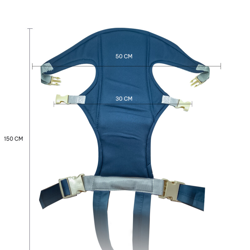 Porta Bebé de Hombros Tipo Silla Ajustable Azul