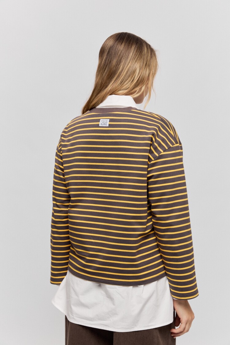 REMERA JORDANA Marrón oscuro