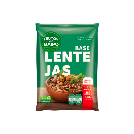 Base De Lentejas 500 Grs Frutos Del Maipo Base De Lentejas 500 Grs Frutos Del Maipo