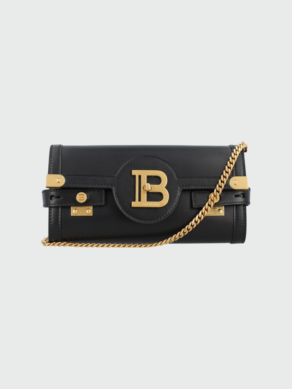BALMAIN - Clutch B-Buzz Negro