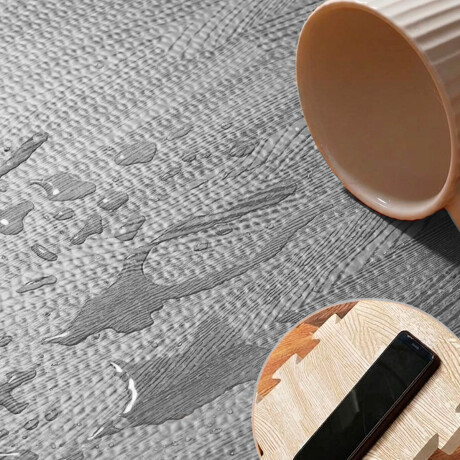 Set X20 Tatami Alfombra Piso Encastre Simil Madera Gris