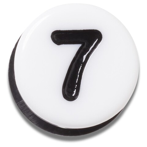 Jibbitz Number Seven Tiny Friendship Multicolor