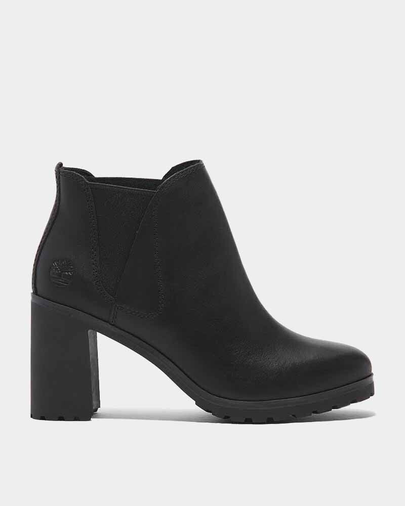 Botas Chelsea Allington Mid Mujer Black Full Grain
