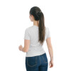 Muvem Ladies Plain V Neck T-Shirt Beige
