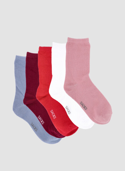 Pack x5 medias lisas infantil jk Variante 28