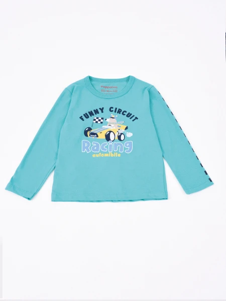 REMERA FUNNY RACING VERD ESMERALDA