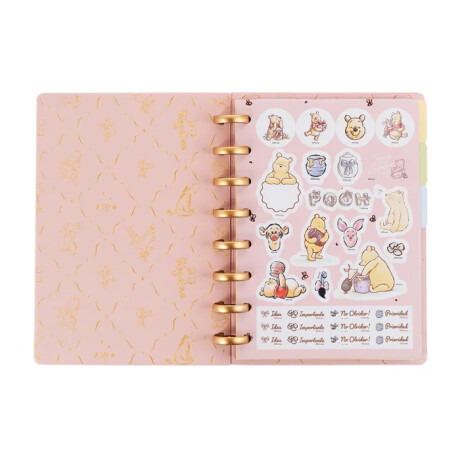 Cuaderno Mooving A5 c/ Discos Winnie Pooh