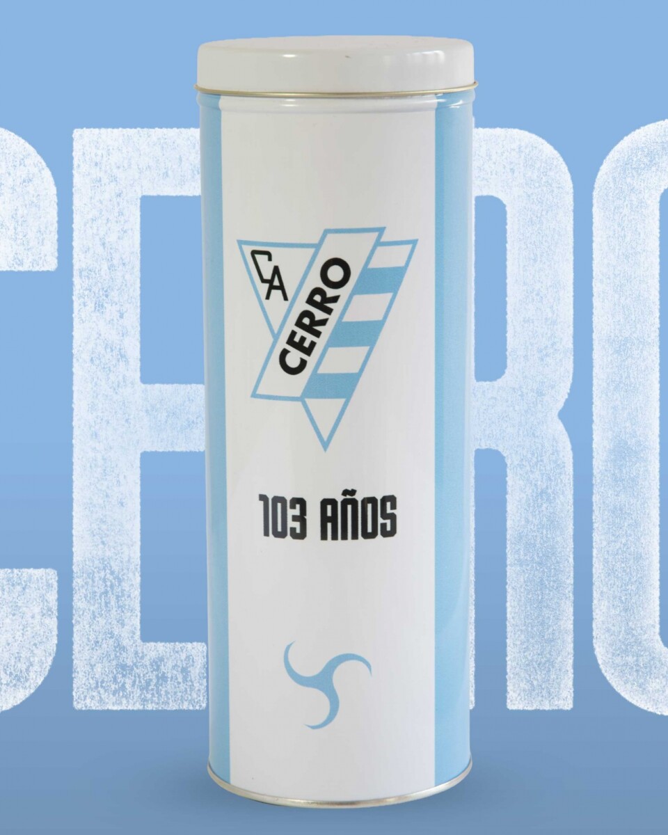 KIT Camiseta Cerro Niño + Lata 103 años de Historia 