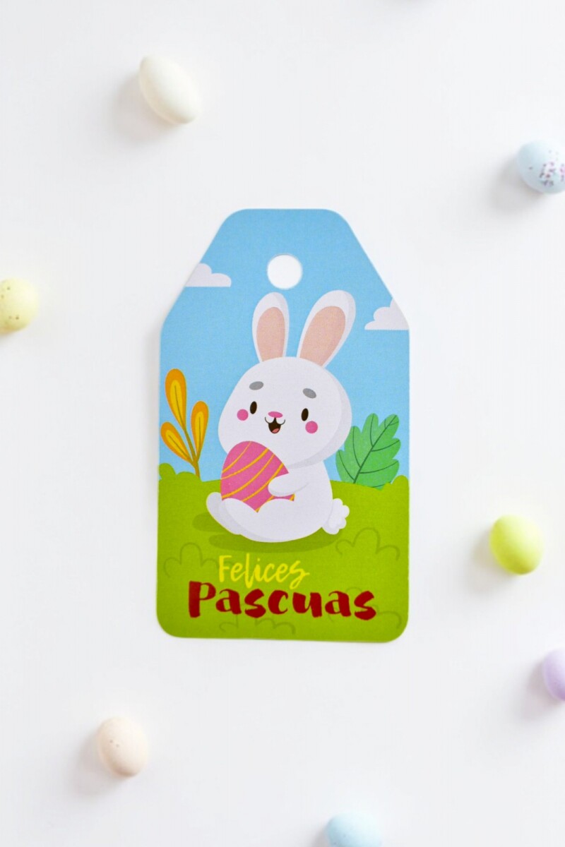 Tag pascua 5x8,5 - DISEÑO 3 