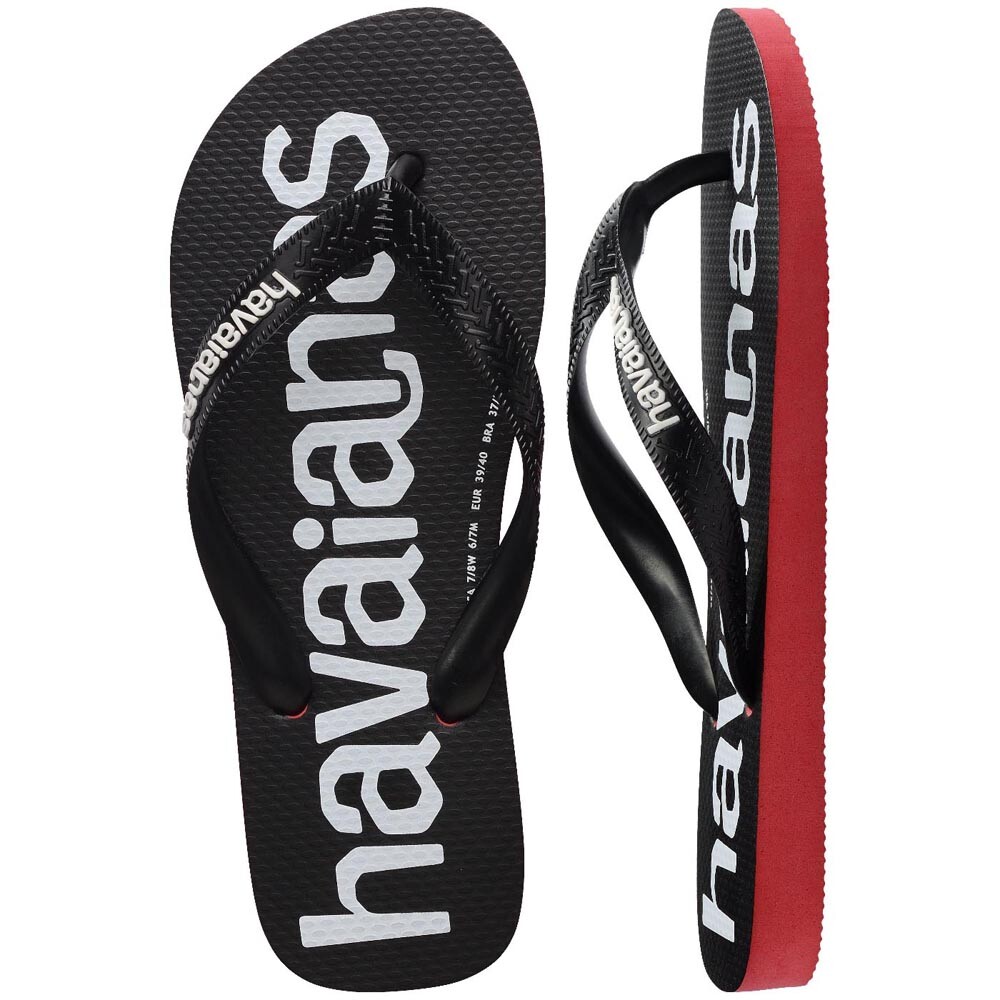Sandalias Havaianas Top Logomania 2 Hombre Rojo Hibisco