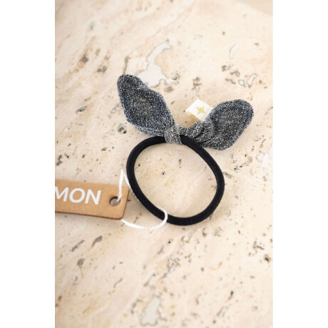 Gomita Moña Lurex Plata