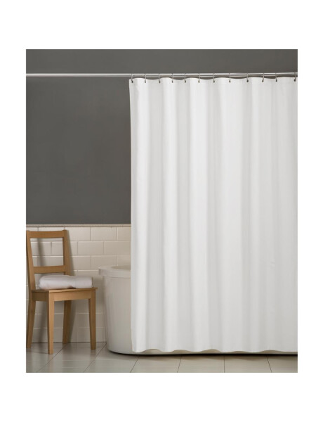 CORTINA DE BAÑO BLANCO. 180X180CM CORTINA DE BAÑO BLANCO. 180X180CM