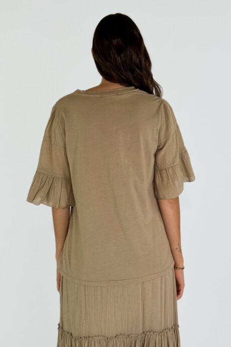 BLUSA CHIAIA Camel