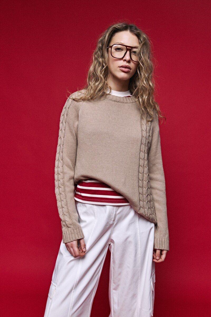 SWEATER MILI Tostado
