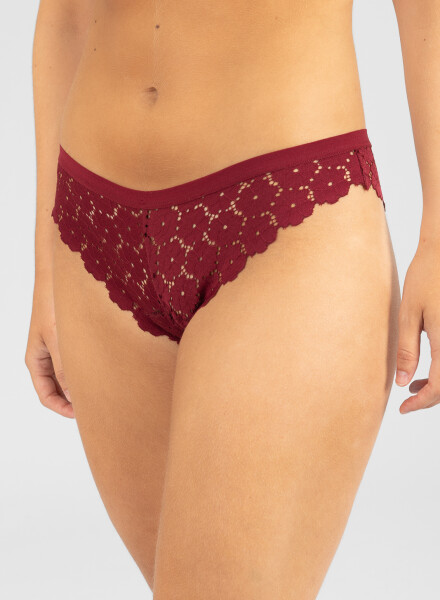 Bikini pali Bordeaux oscuro