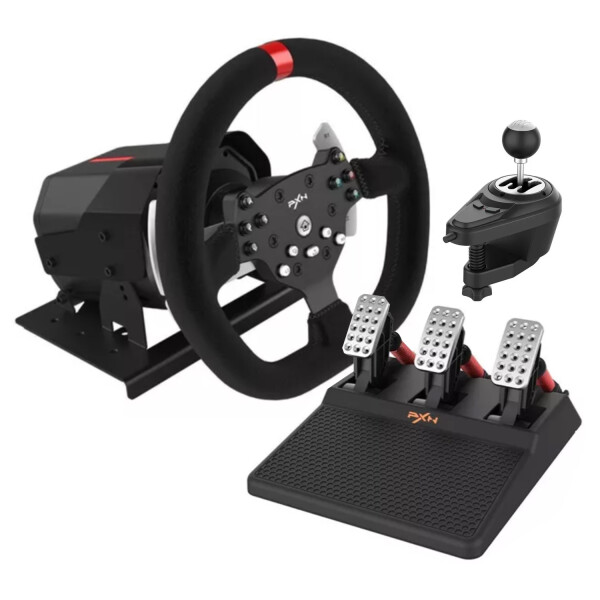 Volante Profesional Pxn V10 Con Palanca Y Pedaleras VOLANTE PXN V10 PC/PS4/XBOX