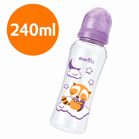 Mamadera Evenflo Dreams Bebés 3-12M 240Ml Tetina Flujo Medio Lila