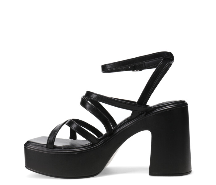 Sandalia GYDIA de fiesta con tiras Black