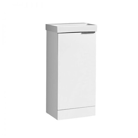 Mueble Baño Angioni Blanco Con Bacha BLANCO