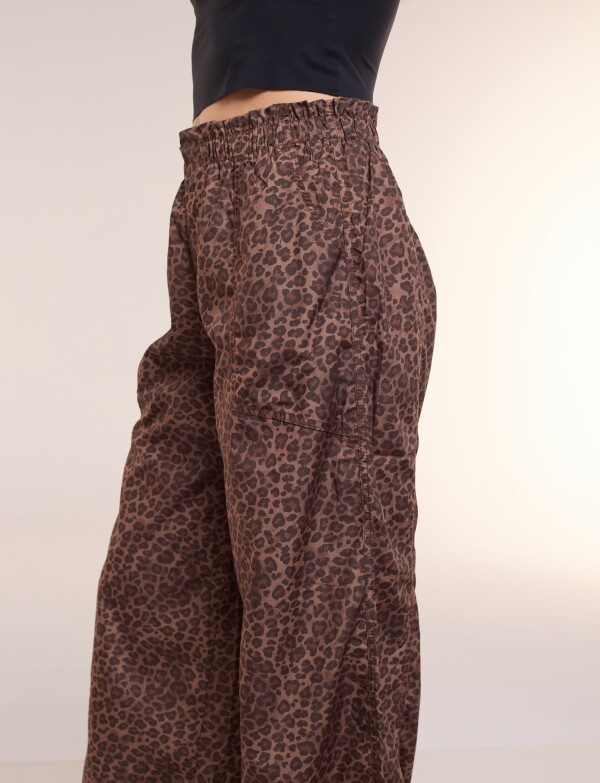 Pantalón Wide Leg TOSTADO/MULTI