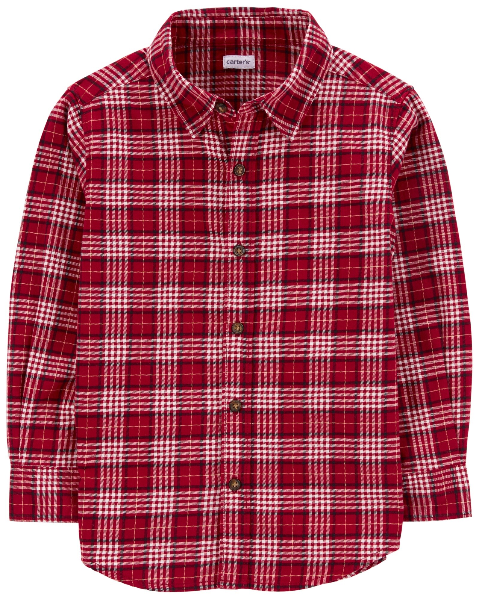 Camisa de sarga diseño a cuadros 0