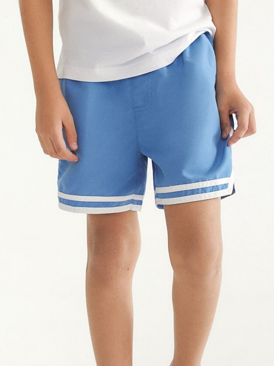 SHORT INFATIL DE BAÑO - AZUL 