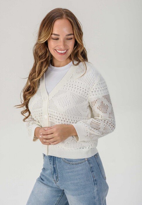 Saco Opalo Blanco