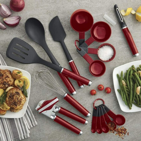Set de utensilios 15 piezas Rojo KitchenAid Set de utensilios 15 piezas Rojo KitchenAid
