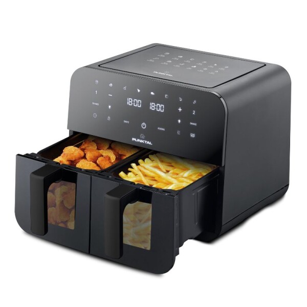 FREIDORA SIN ACEITE DIGITAL DOBLE CESTO - PUNKTAL PK-909 FD FREIDORA SIN ACEITE DIGITAL DOBLE CESTO - PUNKTAL PK-909 FD